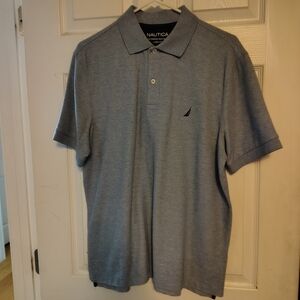 Nautica Men's Blue Polo Shirt